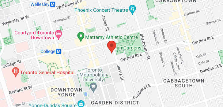 map of #1203 -298 JARVIS ST